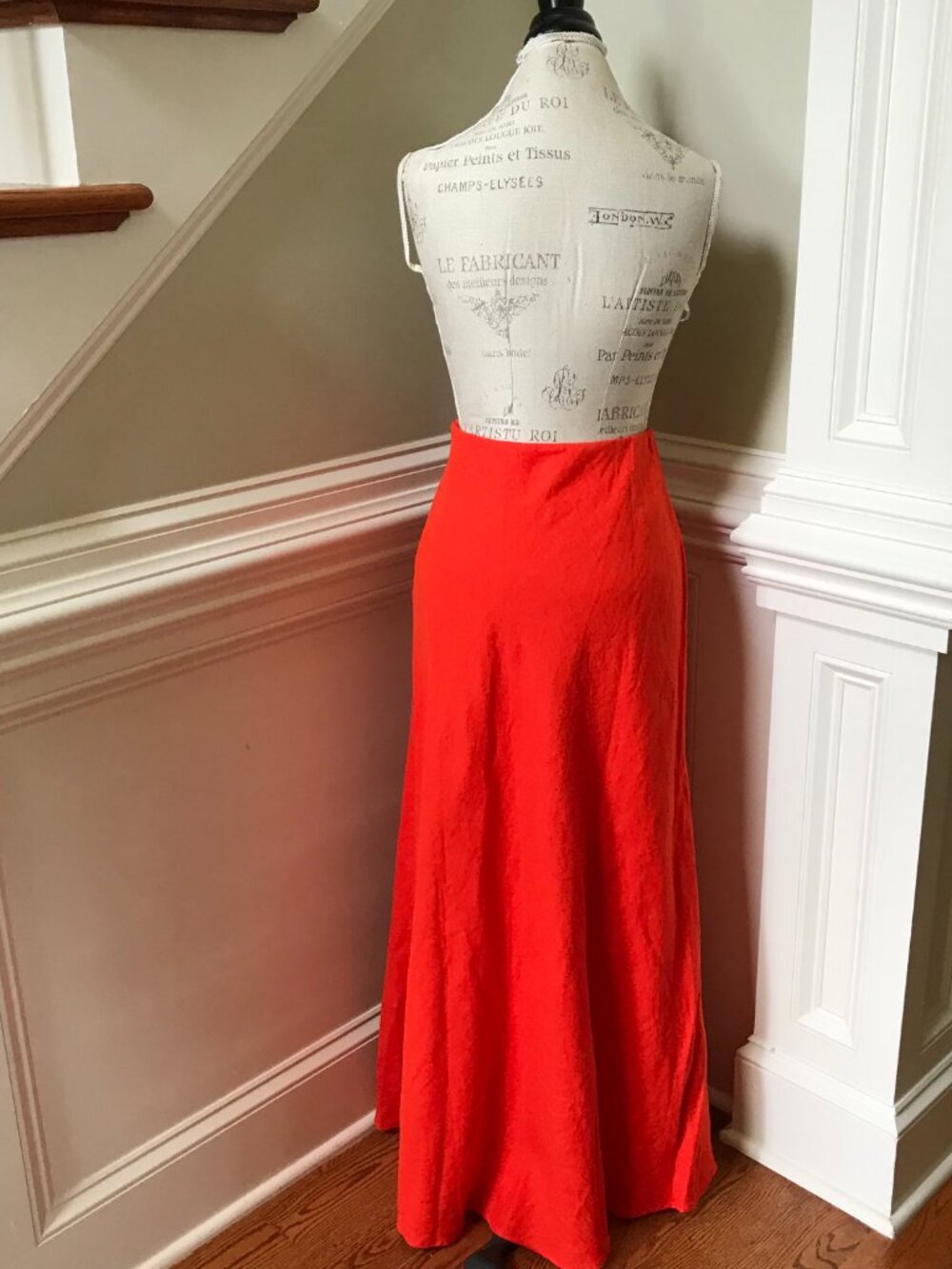 Madewell Bright Red Maxi Skirt - Picture 11 of 13